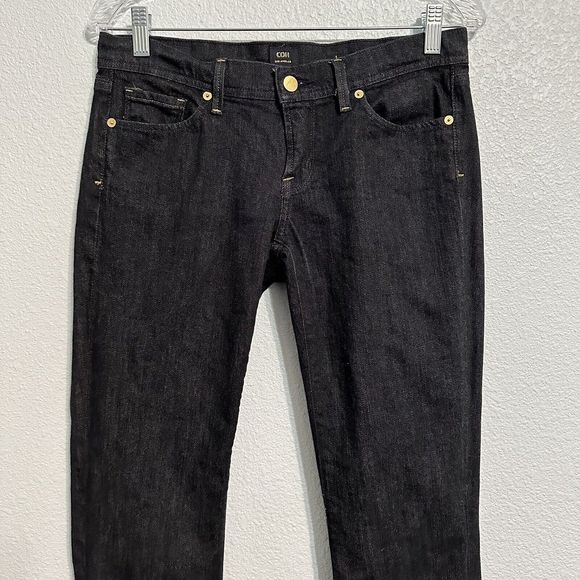 Citizen Of Humanity Ingrid Stretch Low Waist Flare Blue Jeans Size 28 Stay Gold - Picture 2 of 16